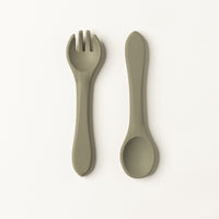 Silicone spoon - Dusty green