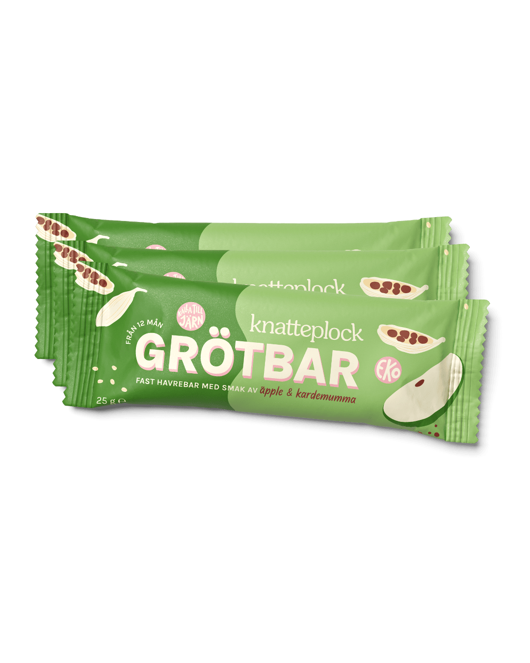 grotbar apple kardemumma knatteplock mellanmalsbar