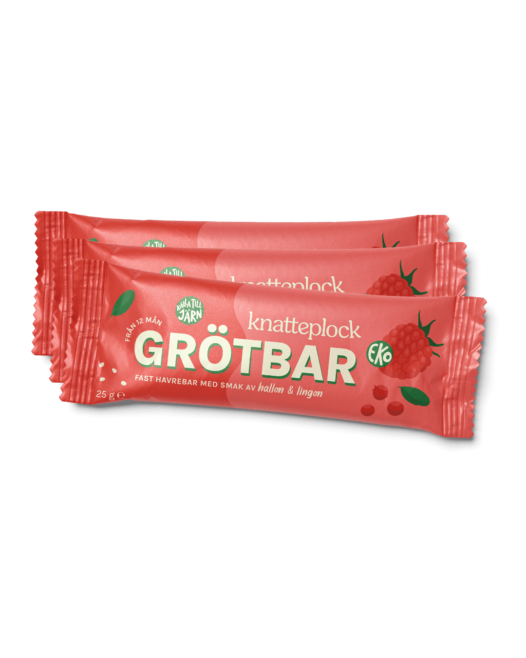 grotbar hallon lingon 3-pack 