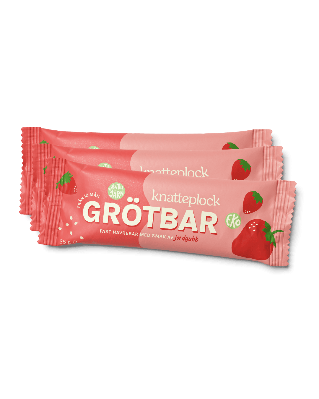 grotbar jordgubb mellanmal knatteplock 