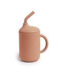 stor mugg med sugror soft terracotta 