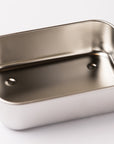 Lunch box in stainless steel - Sand