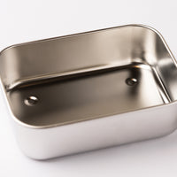 Lunch box in stainless steel - Sand