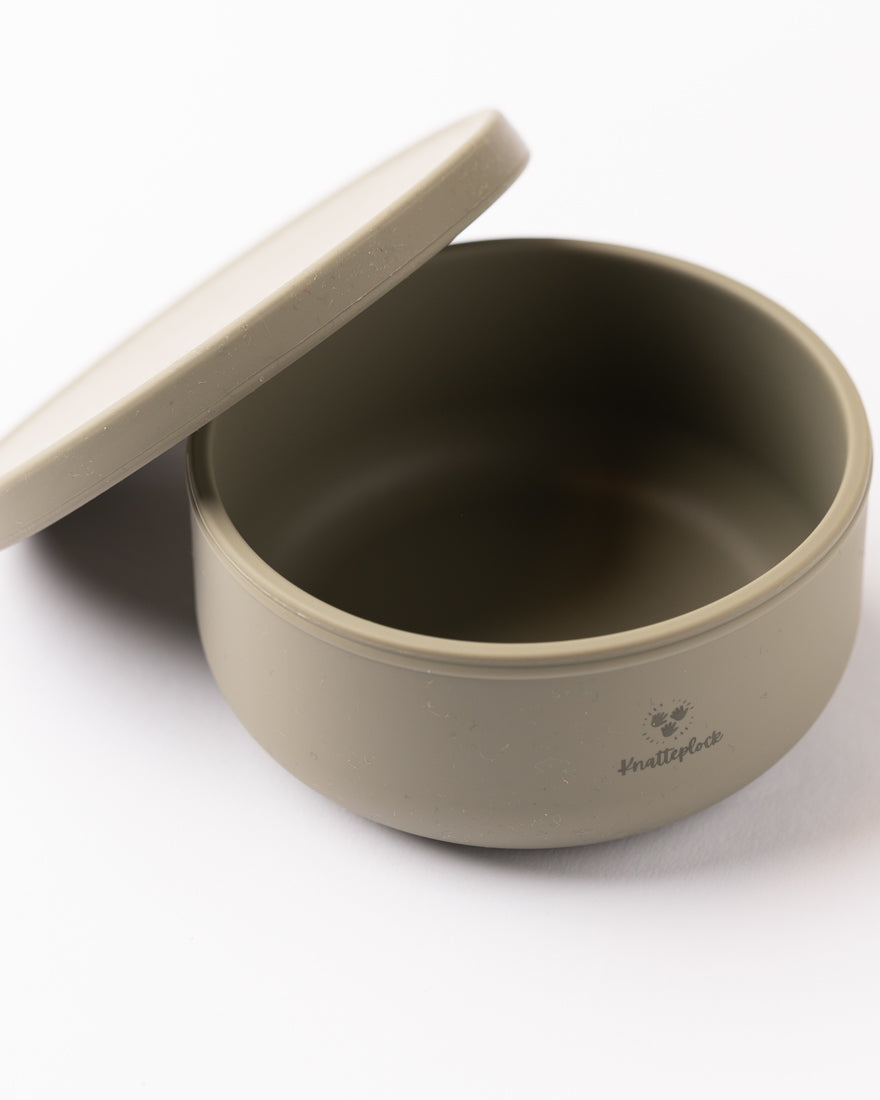   Lunch box in silicone - Dusty green