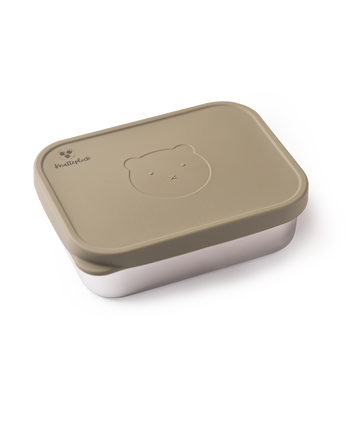 Lunch box in stainless steel - Dusty green