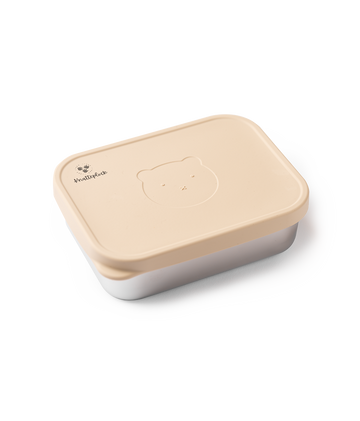 Lunch box in stainless steel - Sand