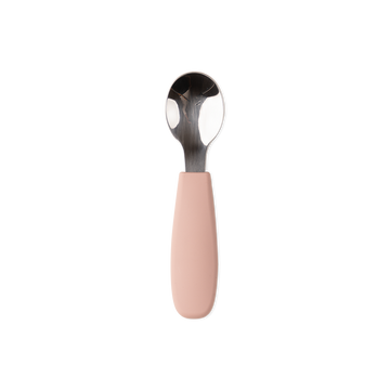 Barnsked i silikon och stål - Dusty pink