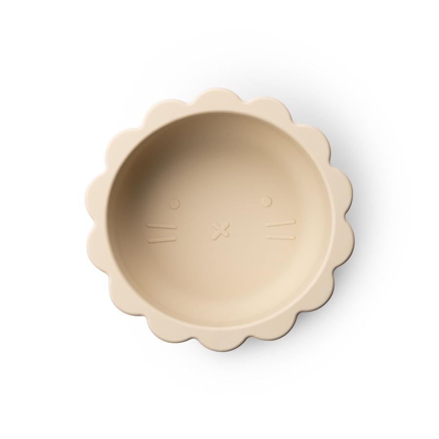 barnskål med sugpropp - sand