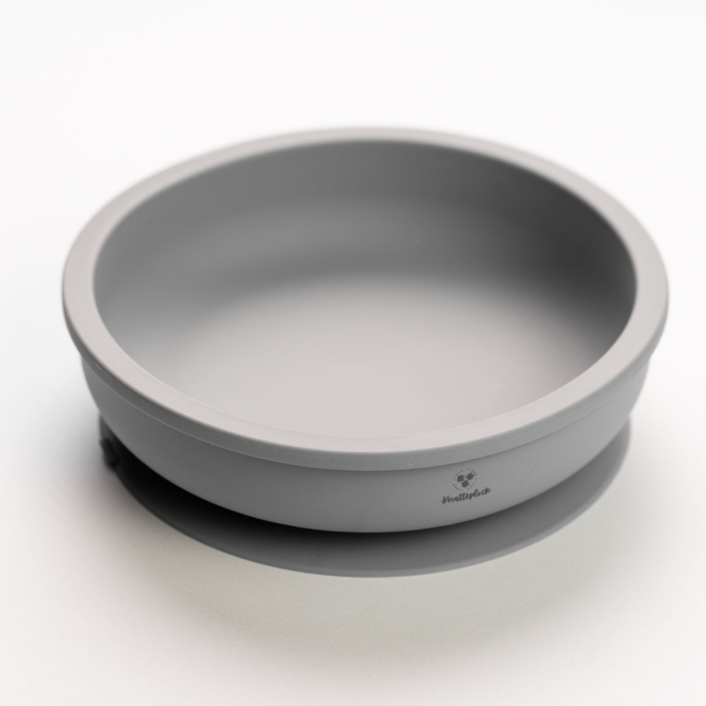 skål med sugpropp - grey